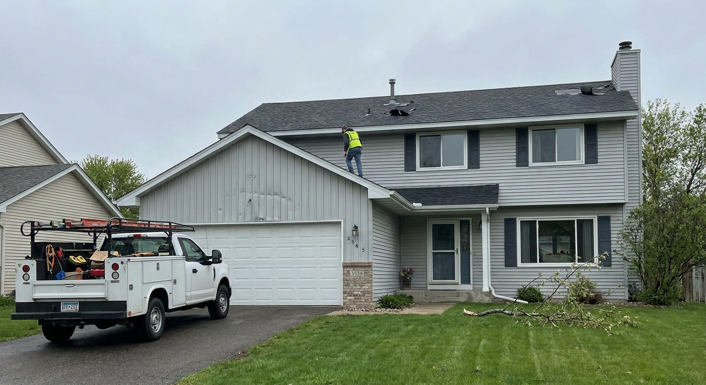 Storm repair services for Apple Valley homes after severe weather