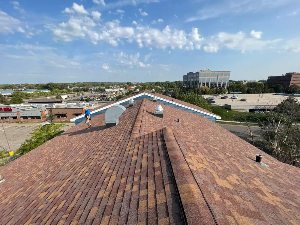 Apple Valley roof storm damage example